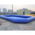 Amusement Pvc Tarpaulin Inflatable Water Pool 0.6mm - 0.9mm For Summer Aqua Theme Park